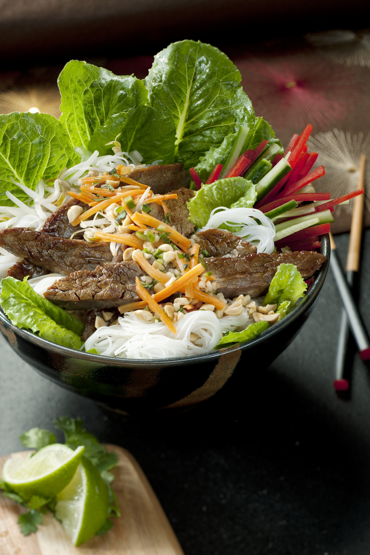 Vietnamese Beef Noodle Salad Bowl